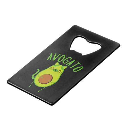 Funny Avogato Geldbeutel Flaschenöffner (Rückseite Schrägansicht)