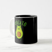 Funny Avogato Zweifarbige Tasse (Vorderseite Links)