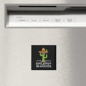 Funny Awareness Epilepsy Warrior Magnet (In Situ (Geschirrspüler))