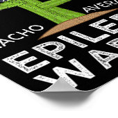 Funny Awareness Epilepsy Warrior Poster (Ecke)