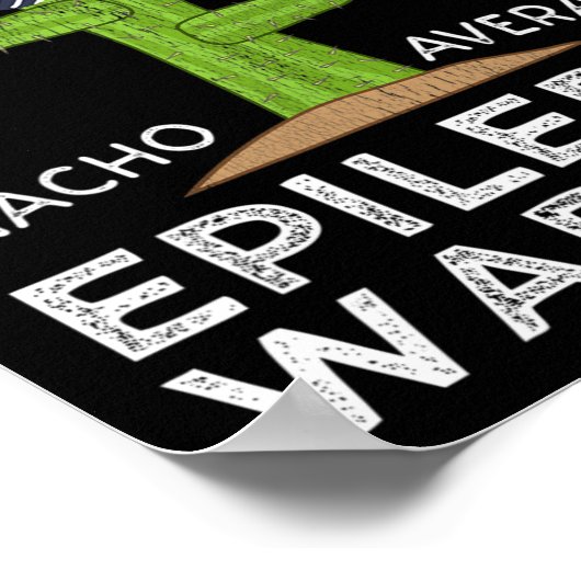 Funny Awareness Epilepsy Warrior Poster (Ecke)