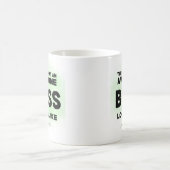 Funny Awesome Boss Looks Like Personalized Kaffeetasse (Mittel)
