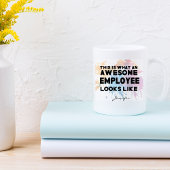Funny Awesome Employee Looks Like Personalized Kaffeetasse