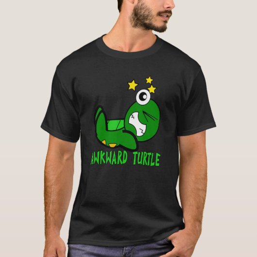 Funny Awkward Turtle T-Shirt (Vorderseite)