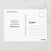 Funny Awkward Weihnachts-Stupid Foto-Karte Postcar Postkarte (Rückseite)