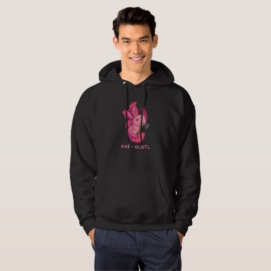 Funny Ax - Olotl Niedlich Axolotl Axolotl Lover Hoodie (Vorne ganz)
