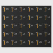 Funny Ax Spaß Hatchet Holzbearbeitung Ax Throwing Geschenkpapier (Flach)