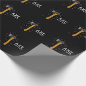 Funny Ax Spaß Hatchet Holzbearbeitung Ax Throwing Geschenkpapier (Ecke)