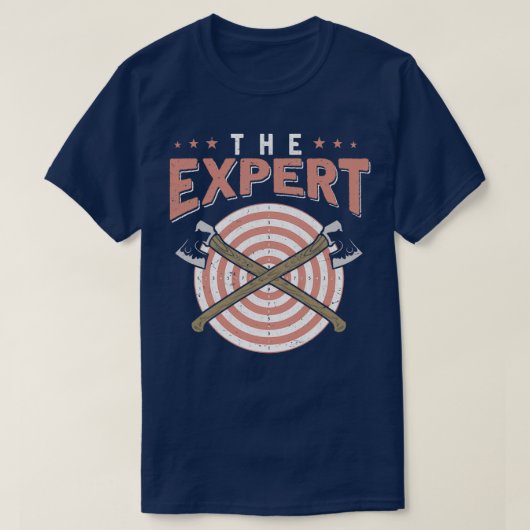 Funny Ax Throwing Experte Hatchet Woodworker 2 T-Shirt (Design vorne)