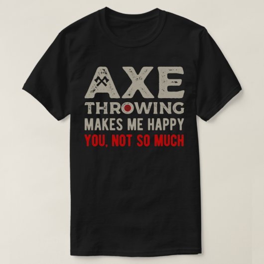 Funny Ax Throwing T-Shirt (Design vorne)