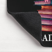 Funny Axolotl Book Lover Librarian Reading Library Mousepad (Ecke)