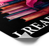 Funny Axolotl Book Lover Librarian Reading Library Poster (Ecke)