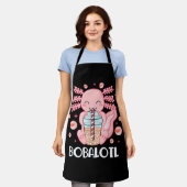 Funny Axolotl Bubble Tee Schürze (Getragen)