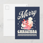 Funny Axolotl Frohe Weihnachten (Vorne/Hinten)