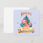 Funny Axolotl Frohe Weihnachten (Vorne/Hinten)