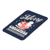 Funny Axolotl Frohe Weihnachten Magnet (Linke Seite)