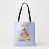 Funny Axolotl Frohe Weihnachten Tasche (Vorderseite)