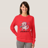 Funny Axolotl Gamer Lag T-Shirt (Vorne ganz)