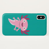 Funny Axolotl Illustration Case-Mate iPhone Hülle (Rückseite (Horizontal))
