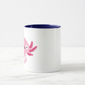 Funny Axolotl Illustration Tasse (Zentrum)