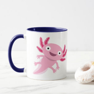 Funny Axolotl Illustration Tasse