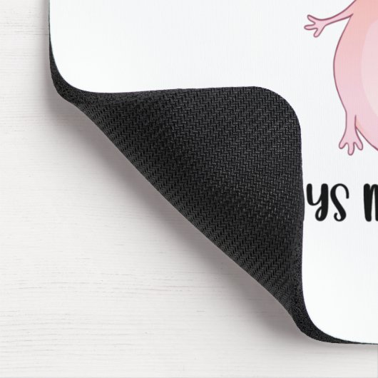 Funny Axolotl Redewendungen Mousepad (Ecke)