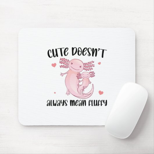 Funny Axolotl Redewendungen Mousepad (Mit Mouse)