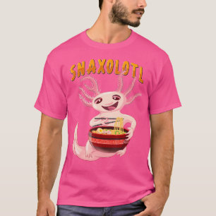 Funny Axolotls Salamander Niedlich Ramen Snaxolotl T-Shirt