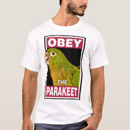 Funny Aztec Parakeet - Vogelkunst T-Shirt