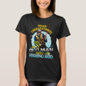 Funny B Fishing Birthday Tee - Father's Day Old Ma (Vorderseite)