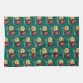 Funny Baa Humbug Sheep Christmas Cartoon Pattern Geschirrtuch (Horizontal)