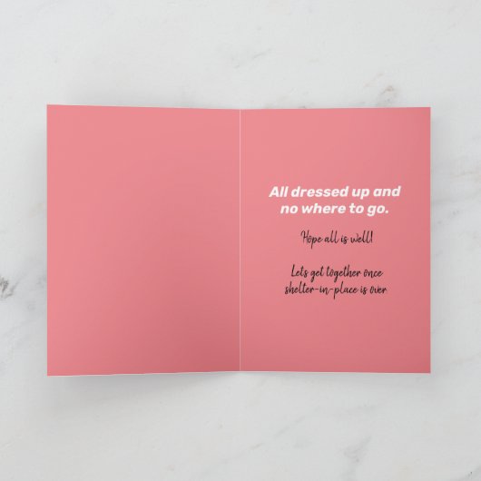 Funny Baboon alle geputzt oben - Unterkunft vor Or Karte (Innenseite)