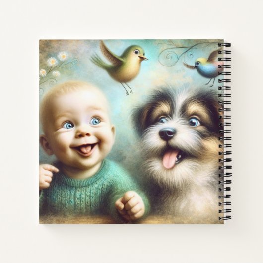 Funny Baby Adventure Journal Notizblock (Rückseite)