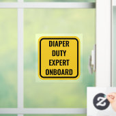 Funny Baby an Bord alternative Auto Window Decal Fensteraufkleber (Zuhause)