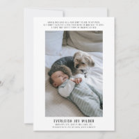 Funny Baby and Dog Foto Birth
