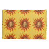 Funny Baby Blumen Pillowcase Kissenbezug (Rückseite)