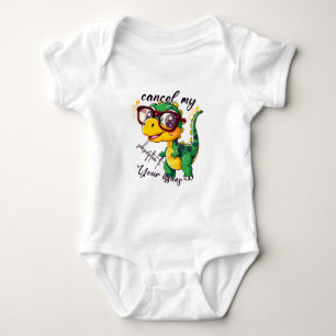 Funny Baby Bodysuit - "Abbrechen meines Abonnement Strampler