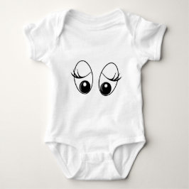 Funny Baby Bodysuit mit neugierigen Augen Baby Strampler
