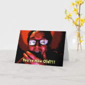 Funny "Baby Boomer" Geburtstag Karte (Gelbe Blume)