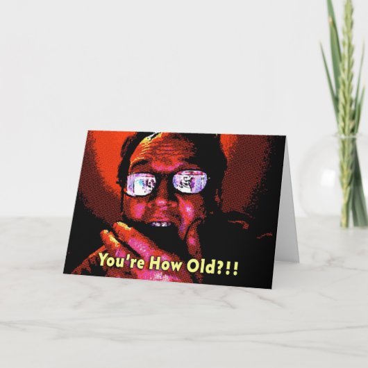 Funny "Baby Boomer" Geburtstag Karte (Vorderseite)