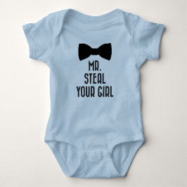 Funny Baby Boy Bodysuit - Mr. Steal Your Girl Strampler