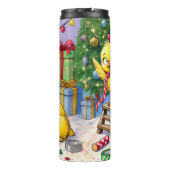 Funny Baby Chicks Duct Tape Geschenke Thermosbecher (Rückseite)