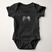 Funny Baby Clothes - Little Gamer Baby Strampler (Vorderseite)