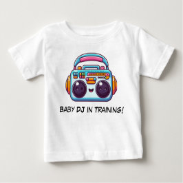Funny Baby DJ im Training Shirt