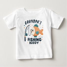 Funny Baby Fish | Großvaters Buddy-Baby Baby T-shirt