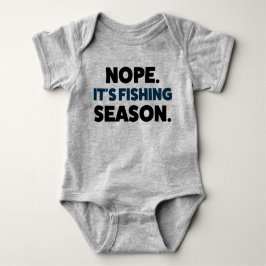 Funny Baby Fishing Jersey Bodysuit Shirt