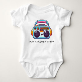 Funny Baby Geboren zu Boogie im Bodysuit der 90er  Strampler