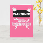 Funny baby girl card congratulations karte (Gelbe Blume)