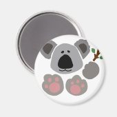 Funny Baby Koala Bear Art Magnet (Vorderseite/Rückseite)