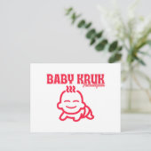 Funny Baby Kruk Philadelphia Premium Postkarte (Stehend Vorderseite)